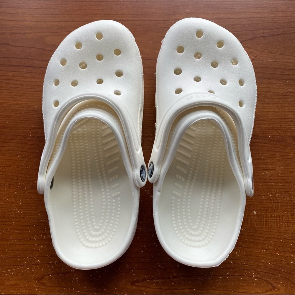 White Crocs